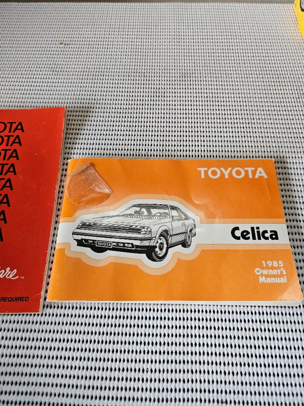 Original 1985 Celica GTS Manual   G13
